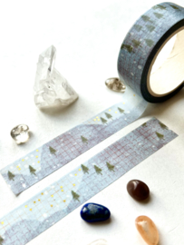 Washi tape - Winter hills