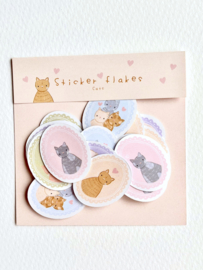 Sticker flakes - Cats