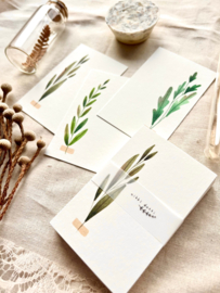 Notitiekaartjes - Herbarium