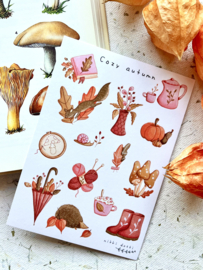 Sticker sheet - Cozy autumn