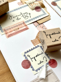 Rubber stamp - Important note