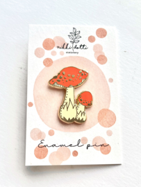 Enamel pin Mushrooms