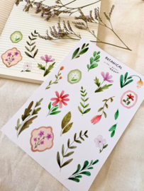 Stickervel - Botanical