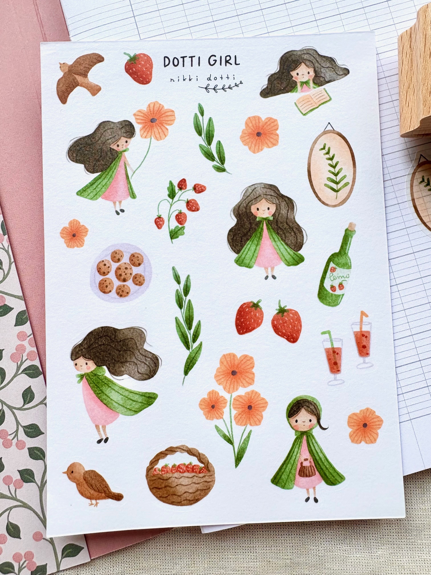 Stickervel - Dotti Girl