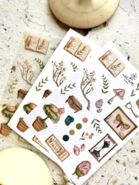 Stickerset Tiny treasures - 6 sheets