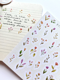 Sticker sheet - Flowers