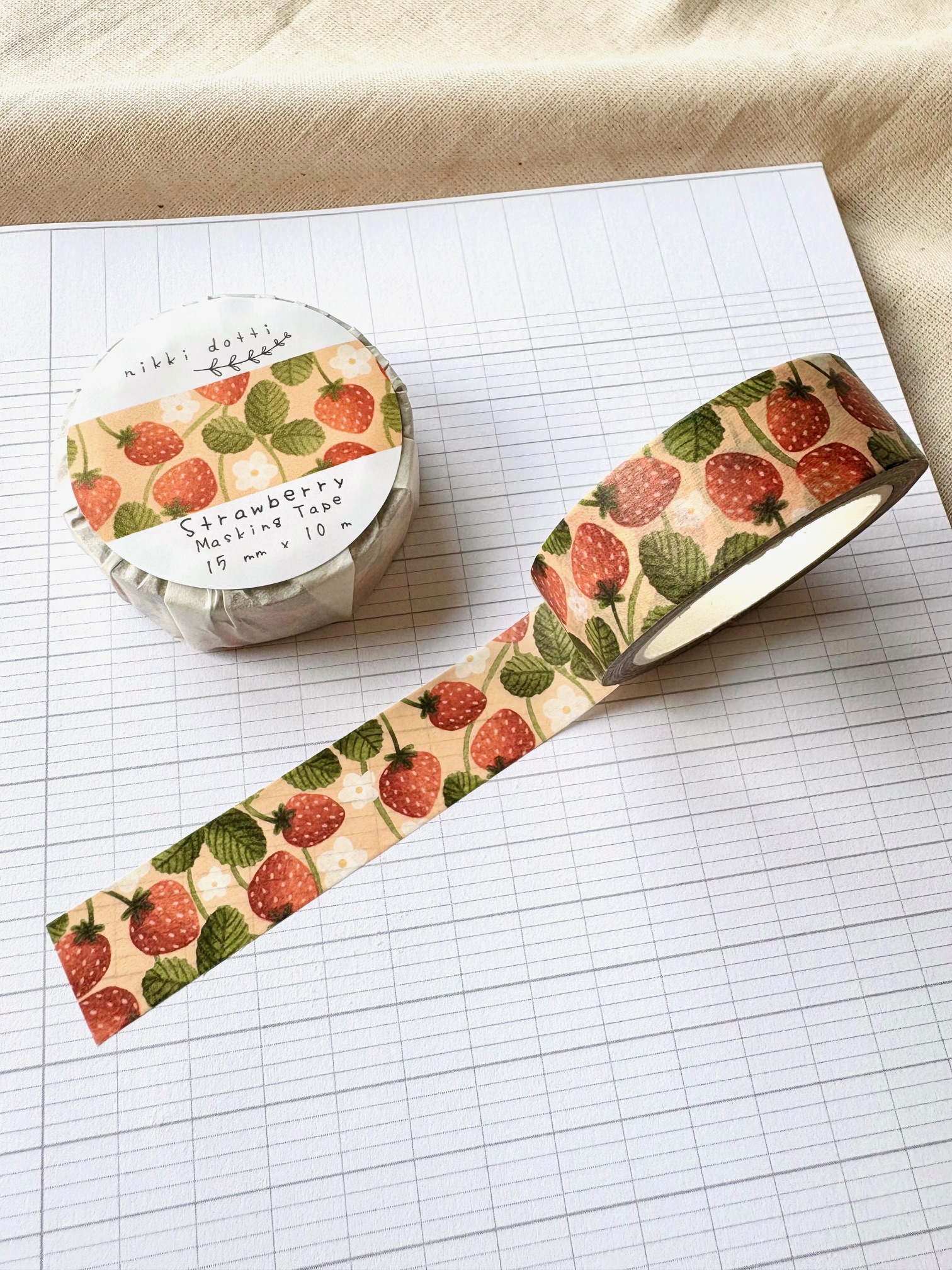 Washi tape - Strawberry