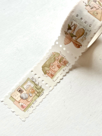 Washi tape - Post stamp - At home