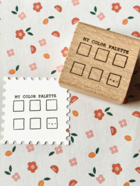 Rubber stamp - My Color Palette