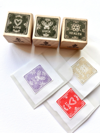 Rubber stamp set - Fortune tiles