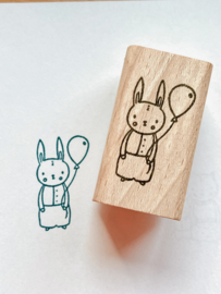 Stempel - Bunny with balloon