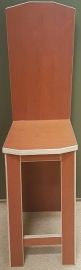 Plywood  stoel gemaakt van  Light Brown betonplex ***Model 2