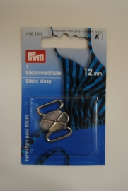 Prym Bikinisluiting zilver 12mm. art.nr.416.120