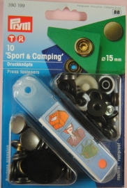 Prym Sport-Camping 15mm. oud -messing