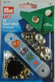 Prym Sport Mini 13mm. zilver