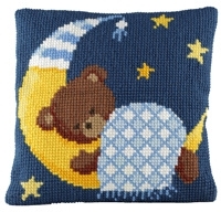 Kussenpakket Teddie Beer Blauw Art.Nr.003.272