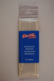 Dunkoord-elastiek wit