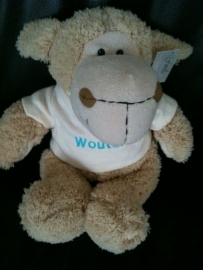 Knuffel met t-shirt