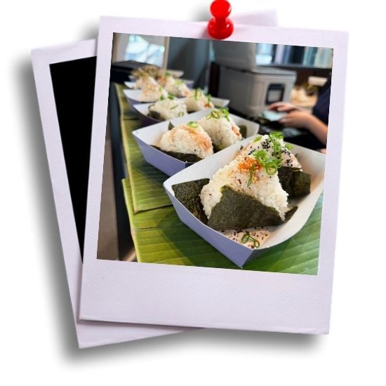 Japanse Catering onigiri - alternatief sushi