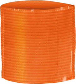 Nummerhouder elastisch met klittenband oranje