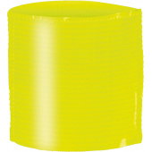 Nummerhouder elastisch met klittenband neon geel