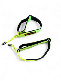 Halfcheck Halsband 35 tot 50cm neon geel
