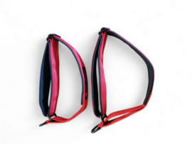 Halfcheck Halsband 35 tot 50cm rood