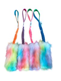 Tuggy fur rainbow blauw
