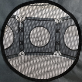 OutPaws Adventure - Opvouwbare Puppyren - Antraciet - 490 x 91,5 cm