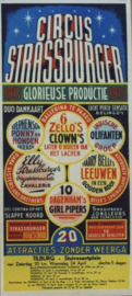 Circus Strassburger Affiche 1957