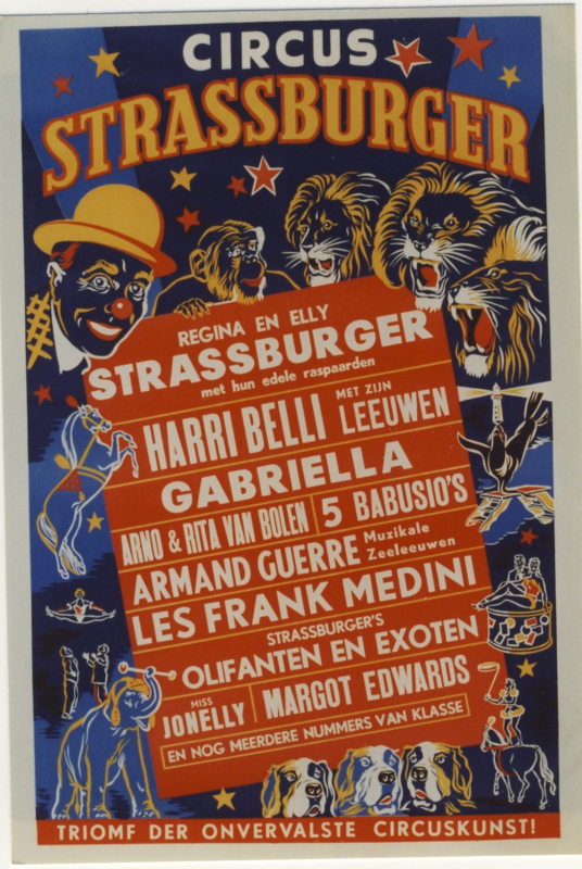 Circus Strassburger Affiche 1956