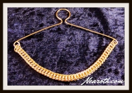 Necktie chain goldplated