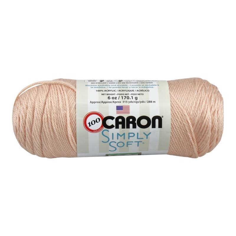 Caron Simply Soft 9737 Light Country Peach