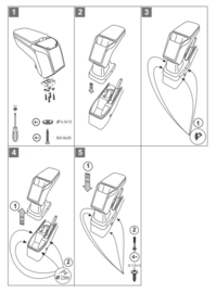 Armrest Renault Clio V 2019 > / Armster 2 Black