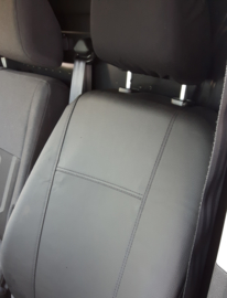 Tailor made car seat covers  Renault Trafic II seat + double seat  (2+1) Imitation leather  2006-2014
