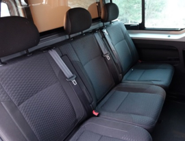 Housses de siège sur mesure  Renault Trafic III  banquette arrière 3 pers  SIMILI CUIR    Bj 2015-heute
