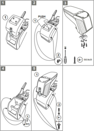 Accoudoir Seat Leon 2013 >  / Armster 2 NOIR