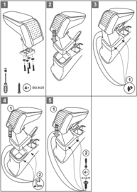 Armrest  Suzuki Vitara 2015 > / Armster S Black