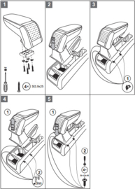 Accoudoir Skoda Octavia 2004-2013/ Armster 2 