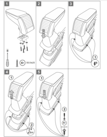 Accoudoir  VW Polo 2009 - 2018 / Armster S 