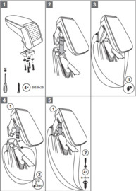 Armrest FIAT Fiorino 2008 - today / Armster S