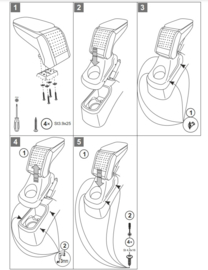 Armrest  Citroën C4 Cactus 2014-2019/ Armster S