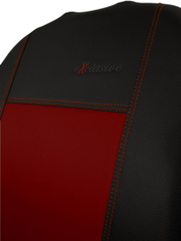 Bila Exclusive Schwarz/Bordeaux KUNSTLEDER  Art nr 90126