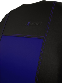 Bila Exclusive Schwarz/Blau KUNSTLEDER  Art nr 90125