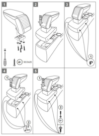 Armrest Renault Megane 2016 > / Armster S Black