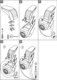 Armrest  FIAT Bravo 2007 - 2016 / Armster S