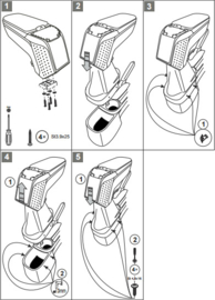 Accoudoir  Yaris 2011 - 2014 / Armster 2 NOIR