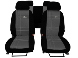 Tailor made car seat covers S-Type Nissan IMMITATION LEATHER