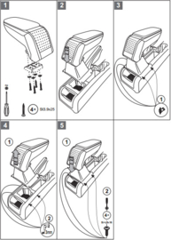 Armrest Skoda Yeti 2009 > / Armster S Black