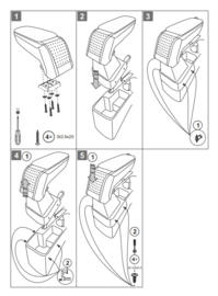 Accoudoir Kia Rio 2017 >  / Armster S NOIR